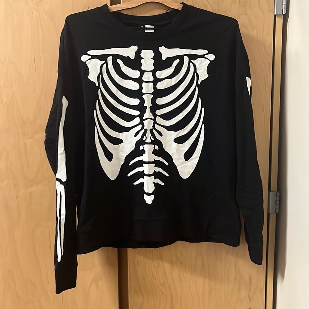Large H&M Skeleton Sweatshirt
